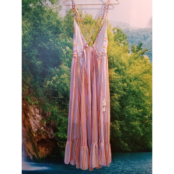 Free People Multi-colored Striped Maxi Dress - Picture 2 of 6